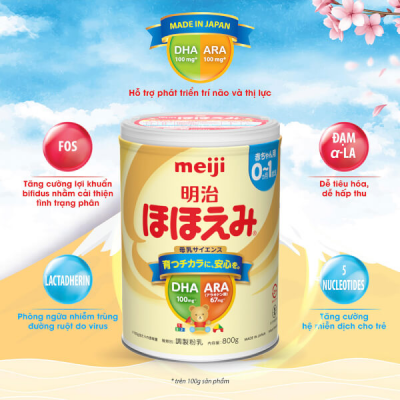 Sữa bột Meiji nội địa Nhật